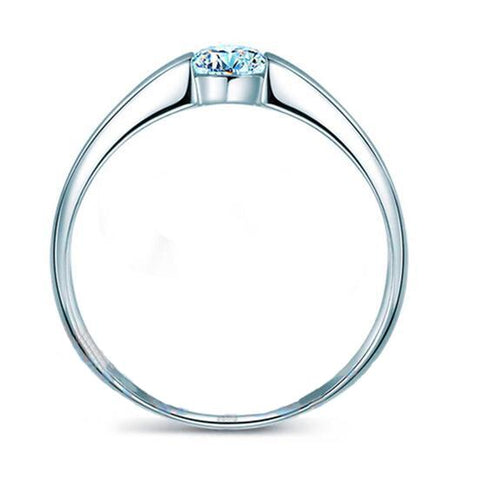 0.5ct Simple Design CVD Diamond Ring