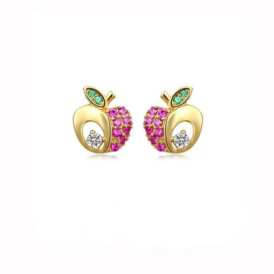 Christmas Apple Earrings