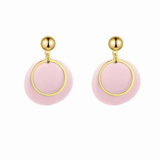 Stylish Minimize Your Facial Fullness Circle Earrings