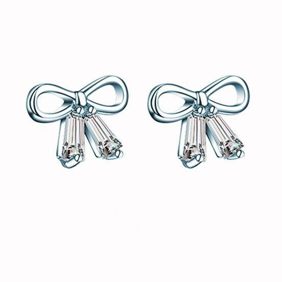 Fashionable Bow-shaped Stud Earrings