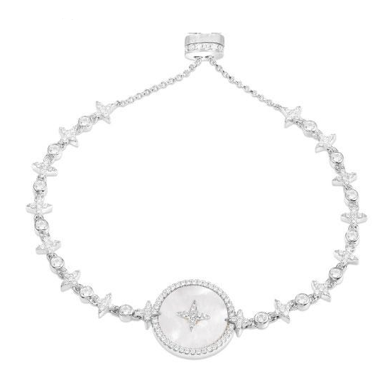 Pinctada Albina Star Setting Adjustable Bracelet