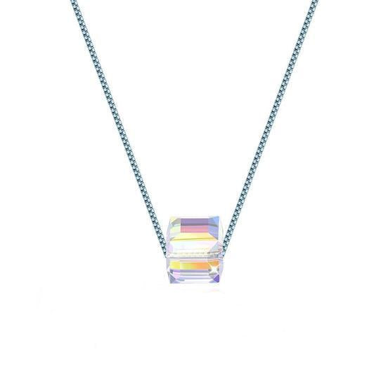 Cubic Candy Shape Shiny Necklace