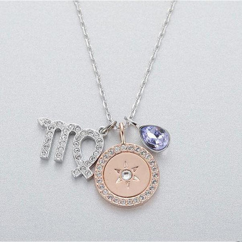 Detachable Unique Twelve Constellation Necklace