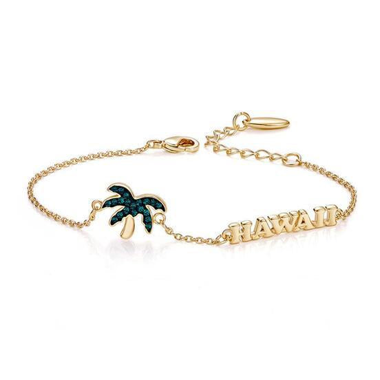 Summer Coconut Palm Hawaiian Style Bracelet