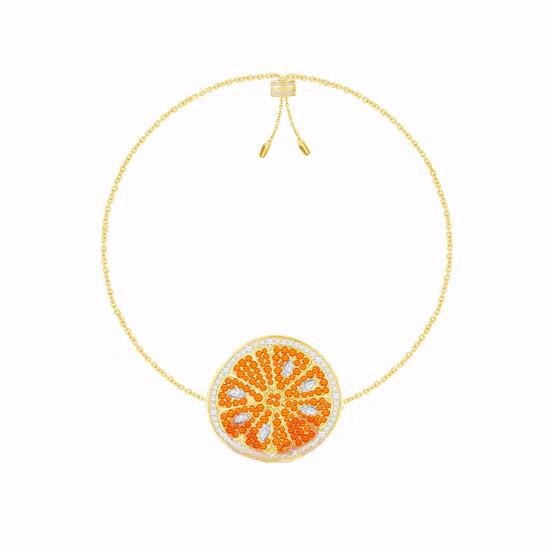 CVD Diamond-encrusted Cute Orange Bracelet