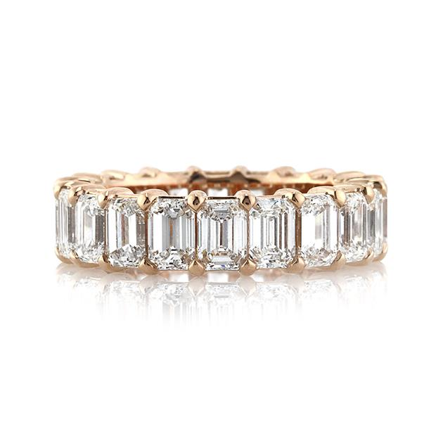 Emerald Cut Diamond Eternity Band