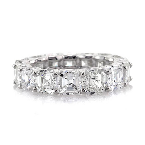 Asscher Cut Diamond Eternity Band