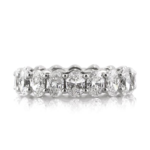 Oval Cut Diamond Eternity Band