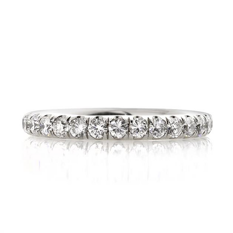 Round Brilliant Cut Diamond Wedding Band