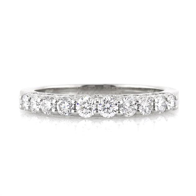 Round Brilliant Cut Diamond Wedding Band