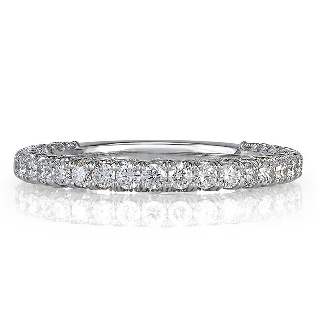Round Brilliant Cut CVD Diamond Wedding Band