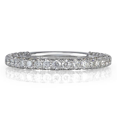Round Brilliant Cut CVD Diamond Wedding Band