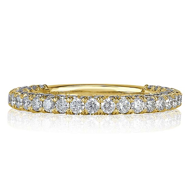 Round Brilliant Cut CVD Diamond Wedding Band