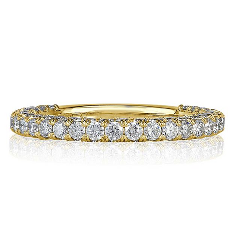 Round Brilliant Cut CVD Diamond Wedding Band