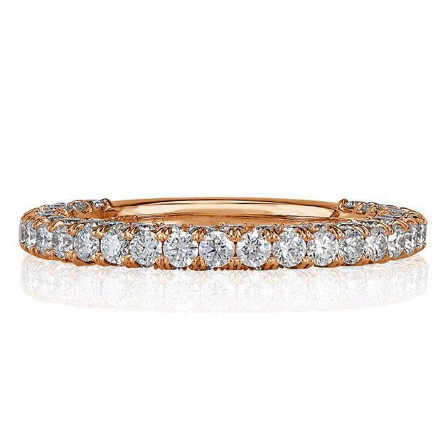 Round Brilliant Cut CVD Diamond Wedding Band
