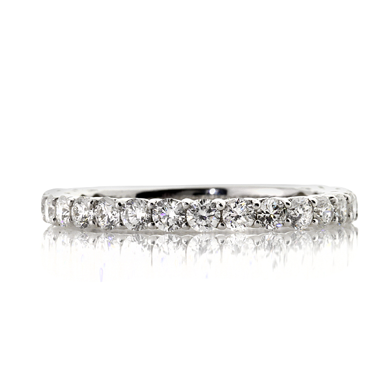 Round Brilliant Cut CVD Diamond Wedding Band