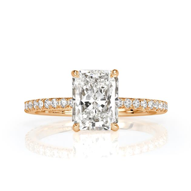 Radiant Cut Diamond Engagement Ring