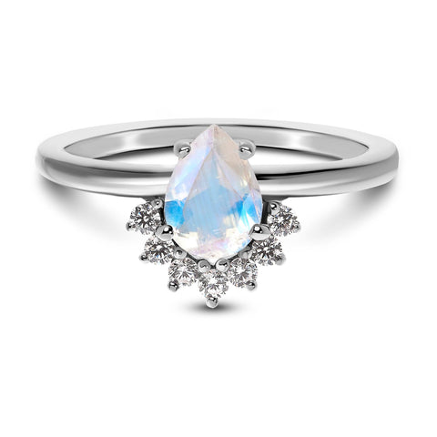 Pear Shaped Engagement Ring