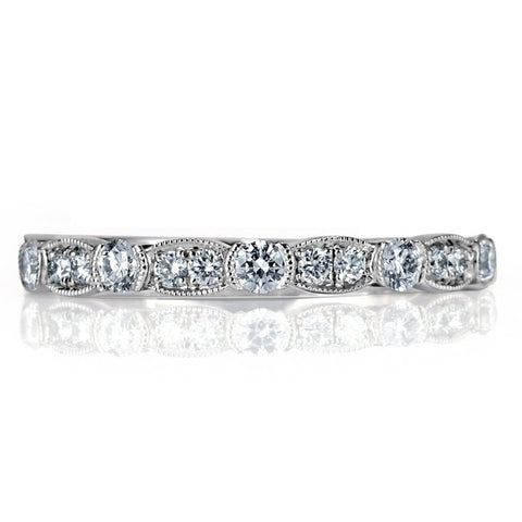 Round Brilliant Cut Diamond Wedding Band