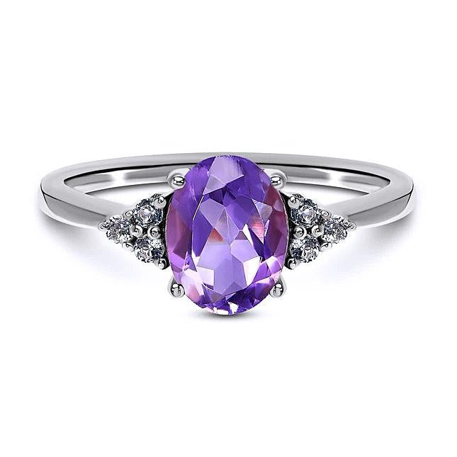 Oval Shaped Engagement Ring