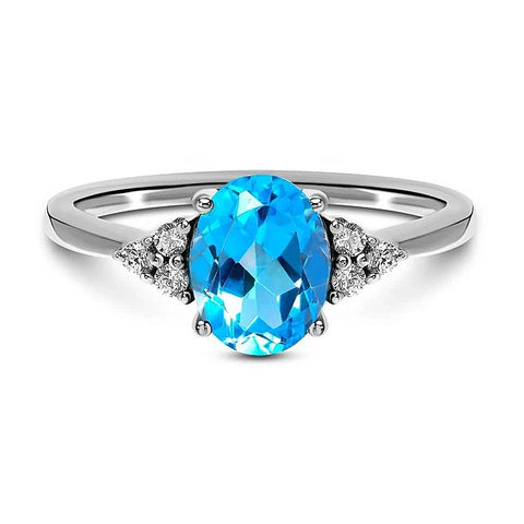 Oval Shaped Engagement Ring