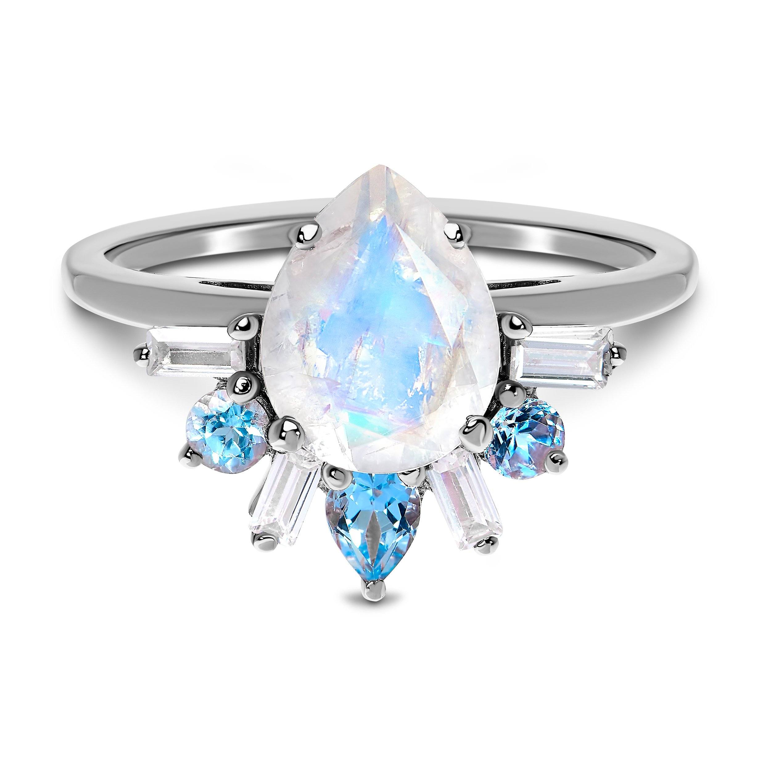 Pear Shaped Engagement Ring