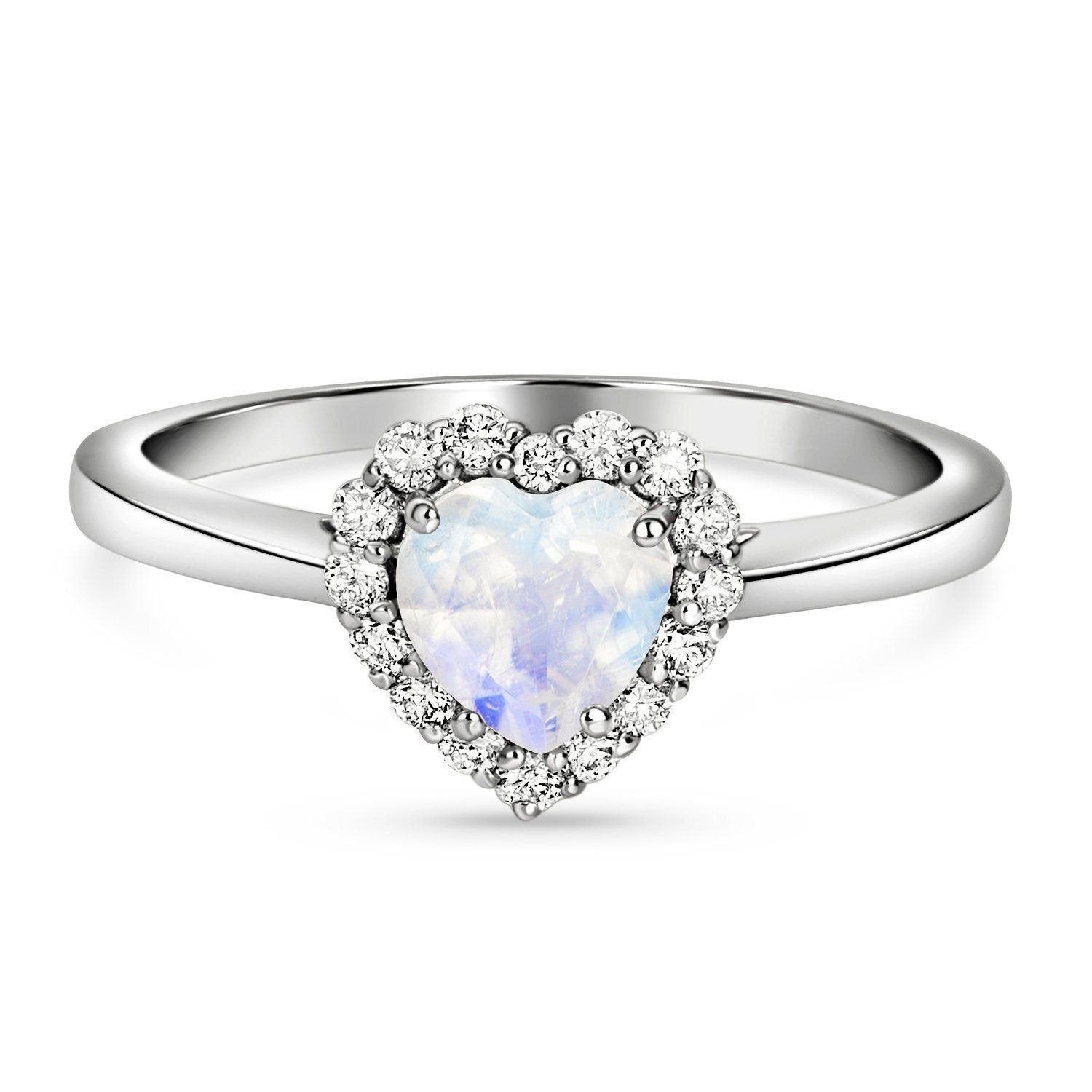 Heart Shaped Engagement Ring