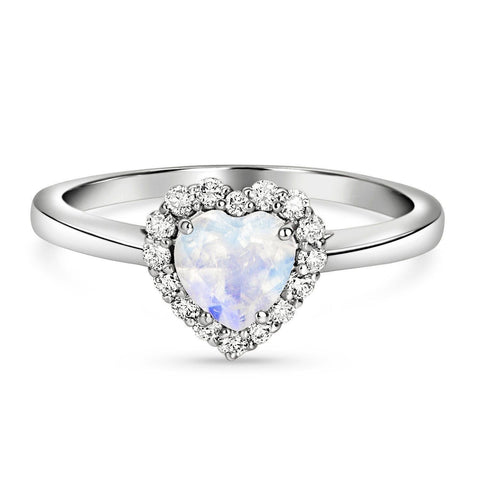 Heart Shaped Engagement Ring