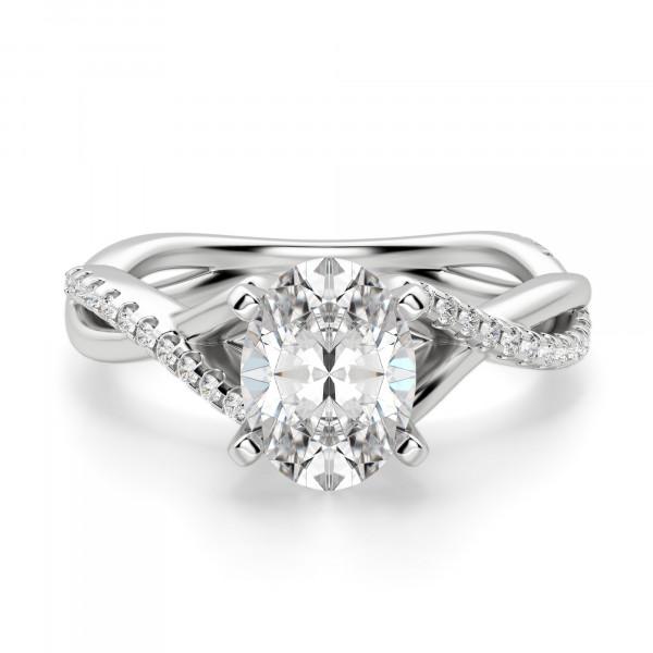 Oval Brilliant Cut Diamond Engagement Ring