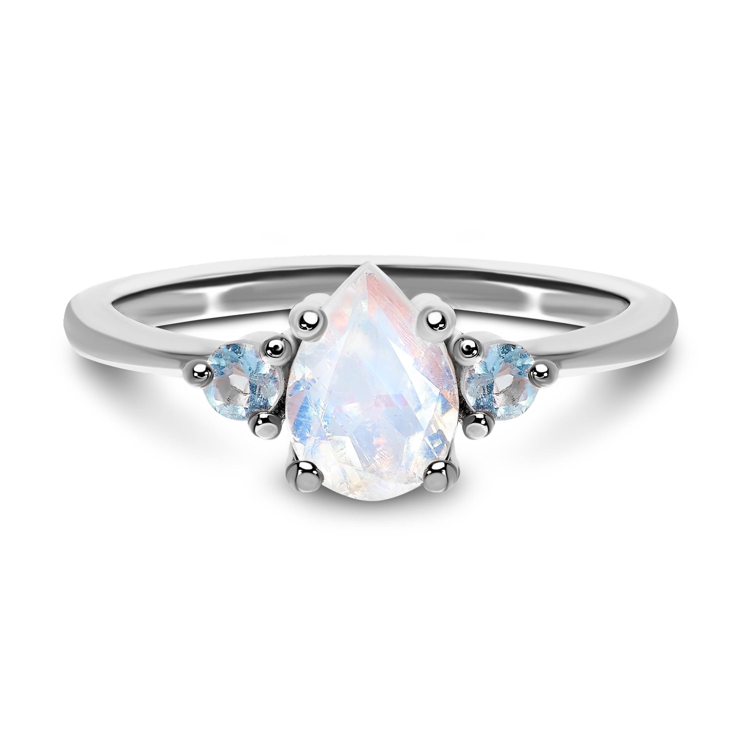 Pear Shaped Engagement Ring