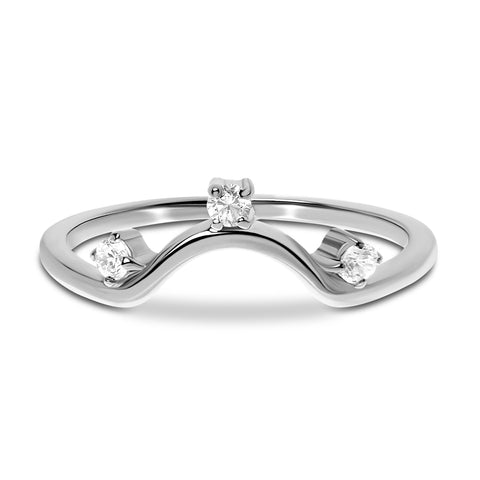 Round Brilliant Cut  Diamond Wedding Ring